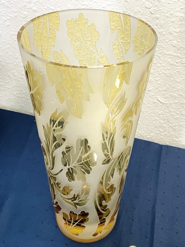 Grand vase cornet - en, cristal