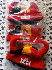 Jupiler bière 3 chapeaux à cornes en tissu
