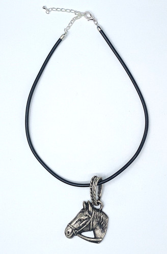Collier cheval aluminium - collier,