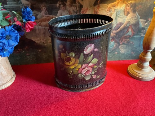 Ancienne corbeille papiers - ancienne,
