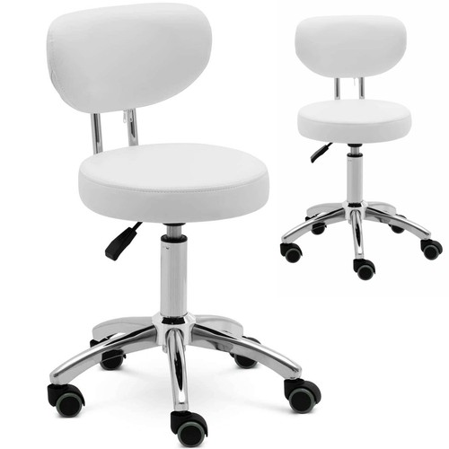 Tabouret cosmétique blanc