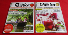 2 Magazines" Rustica"-Juin et