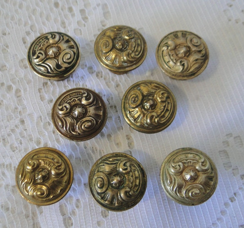 Boutons bronze lot patinés - lot,