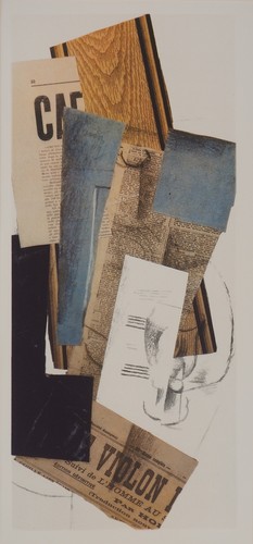 Georges braque collage au - collage,
