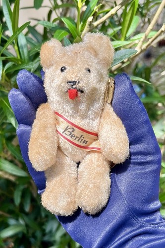 Ancien petit ours articulé - ancien,