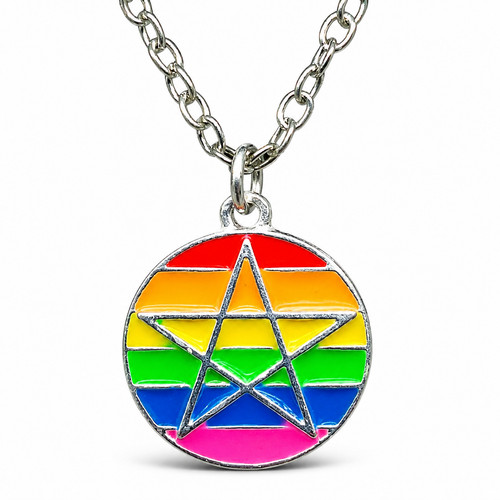 Collier pendentif pentacle