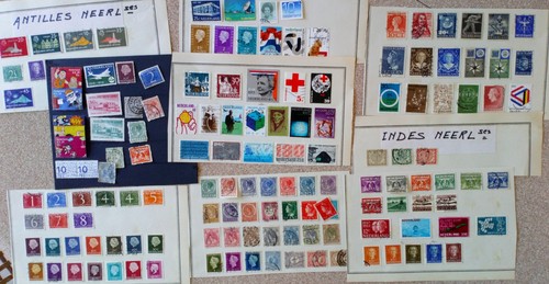 Lot vrac timbres pays - lot, bas