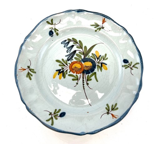 Grand plat faience - grand, en