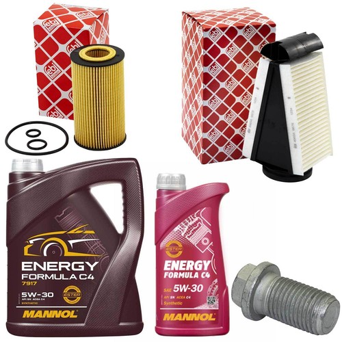 Huile filtre kit 5w30 litre - huile, 6