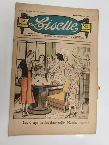 Journal ancien lisette - journal, 1935