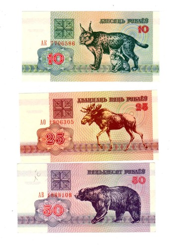 Lot set série billets - set,
