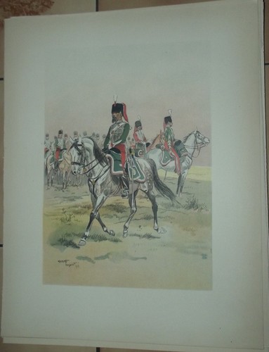 Ancienne gravure militaire - ancienne,