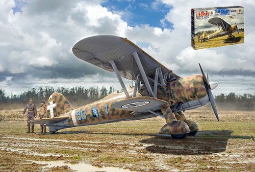 Italeri fiat cr42 battle - italeri, of