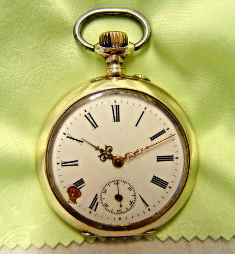 Montre poche argent - en,