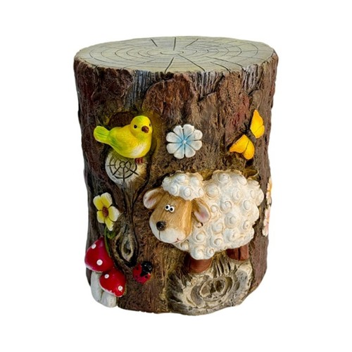 Tabouret forme souche - en,