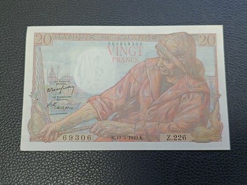 Billets francs pêcheur - de, 20