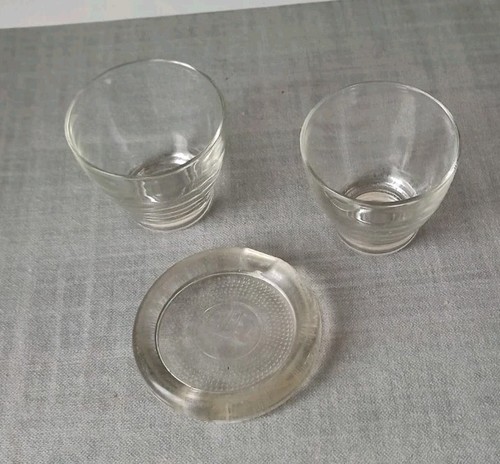 Anciens verre cendrier - verre,