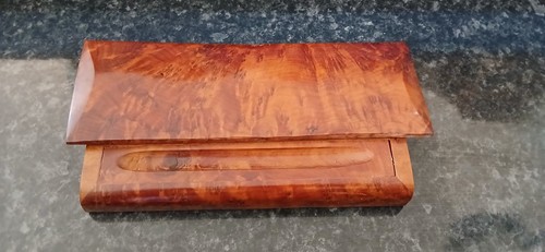 Beau plumier artisanal bois - plumier,