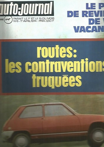 Auto journal mini 1001 - l'auto, n°06