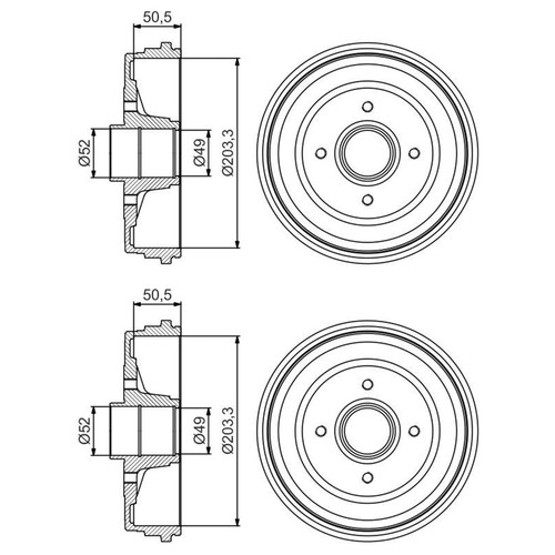 Bosch 203 3mm - 203,3mm, de