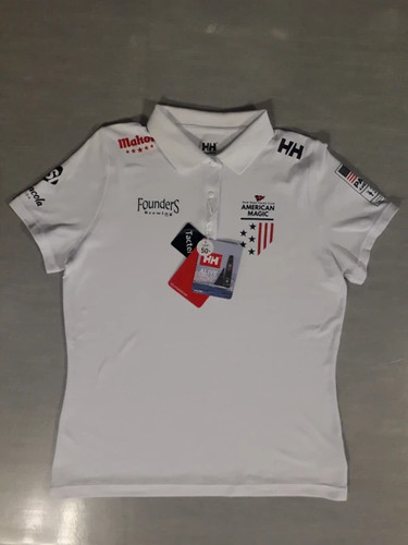 Polo blanc pour femme helly - blanc,