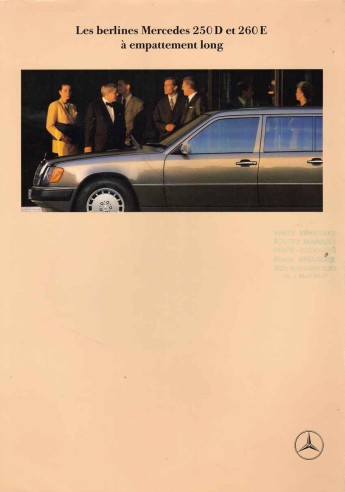 Brochure mercedes - ▄▀▄,