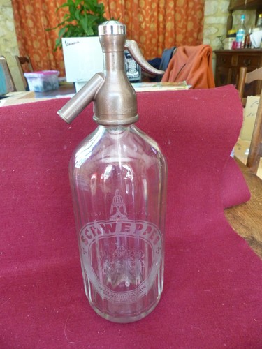 Ancien siphon bouteille - ancien,
