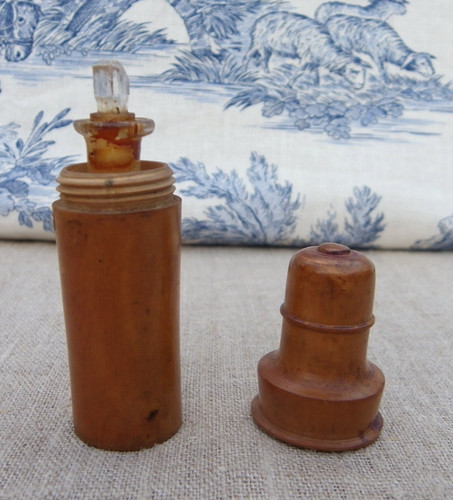 Ancien petit flacon sels en - flacon,