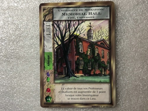 Ccg card mythos - carte, memorial
