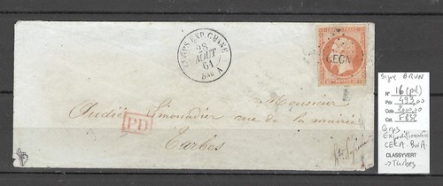 France lettre yvert - -,