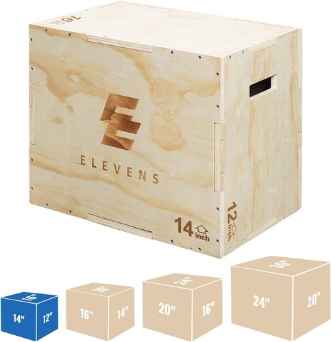 Wooden plyo box - wooden, for