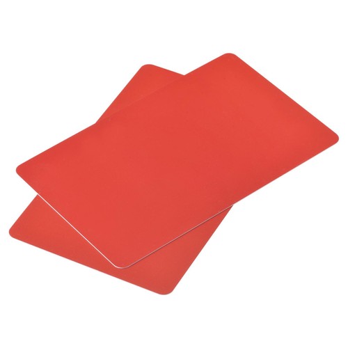 Pvc cartes rouge carte 15mil - pvc,