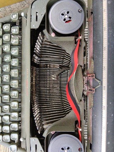 Machine écrire ancienne - écrire,