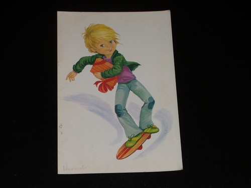 Carte postale enfant l - postale,