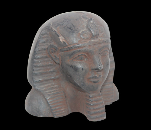 Statue tête pharaonique fait - tête,