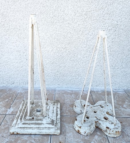 Anciens pieds parasol - anciens, de