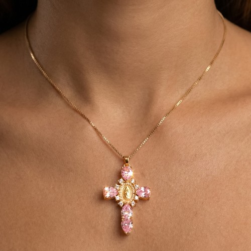 Collier croix femme - collier,