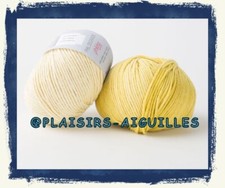 10 pelotes de COTON PHIL DEGRADE ANISE neuves