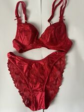 ensemble soutien-gorge rembourré Aubade taille 85B/eu70/us32 culotte S/M