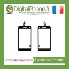 VITRE TACTILE ECRAN WIKO RAINBOW NOIR -TVA-