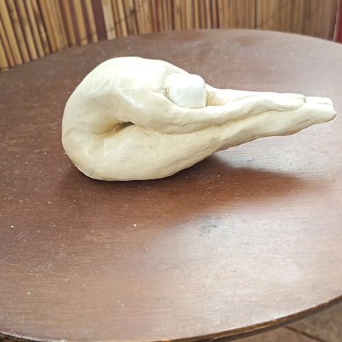 Sculpture abstraite blanche