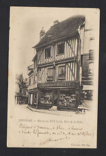 LOUVIERS (27) DEVANTURE COMMERCE QUINCAILLERIE "DELANOE & BOSCHER" en 1903