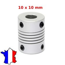 COUPLEUR 10x10mm - Shaft Flexible Coupling Coupler - 10*10 accouplement moteur 