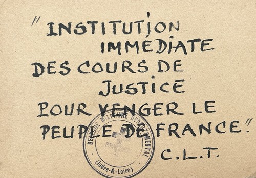 Tract lettre épuration - tract,