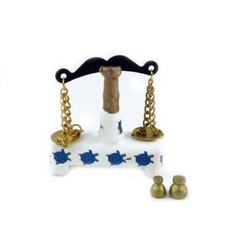 Maison De Poupées Accessoires De Pharmacie Balance De Pesée Ancienne