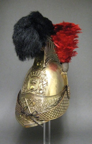 Casque pompier officier - casque, de