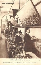 CPA 75 PARIS ATELIER DU TAPIS SIT LA SAVONNERIE LES GOBELINS