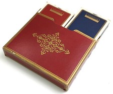 POMPES ESSENCE ASTER BOUTILLON   2 JEUX 52 CARTES ANCIEN COFFRET   J.C. DUSSERRE