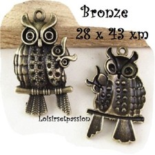 401 / BRONZE - CHOUETTE HIBOU