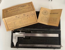 PIED À COULISSE ROCH + CERTIFICAT D'ÉPOQUE 1946 / OUTIL D'HORLOGER  BIJOUTIER